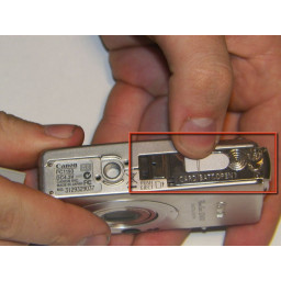Canon PowerShot SD 600 Замена батареи / SD-карты