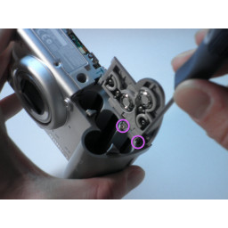 Разборка передней панели Canon Powershot A70